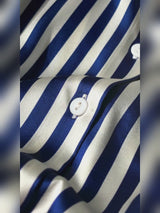 SilkSilky-NO Long Sleeve Lapel Collar Skjorte for Kvinner video 001
