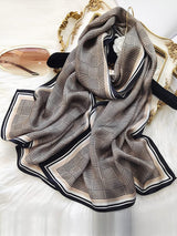 [P027] SilkSilky-NO Pure Silk Scarf 005