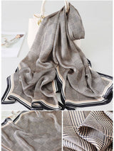 [P027] SilkSilky-NO Pure Silk Scarf 006