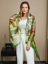 [P072] SilkSilky-NO Pure Silk Scarf 002