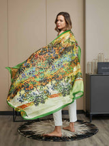 [P072] SilkSilky-NO Pure Silk Scarf 004