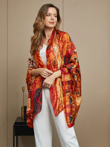 [P073] SilkSilky-NO Pure Silk Scarf 010