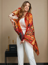 [P073] SilkSilky-NO Pure Silk Scarf 012