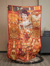 [P073] SilkSilky-NO Pure Silk Scarf 003