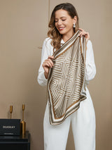 [P042] SilkSilky-NO Pure Silk Scarf 005