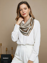 [P042] SilkSilky-NO Pure Silk Scarf 006
