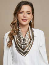[P042] SilkSilky-NO Pure Silk Scarf 001