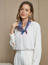 [P049] SilkSilky-NO Pure Silk Scarf 004