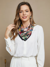 [P044] SilkSilky-NO Pure Silk Scarf 004