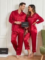 [Vin] SilkSilky-NO Pure Silk Long Sleeve Couple 001