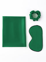 [Mørk Grønn] SilkSilky-NO 19Momme Pure Silk Pillowcase Set 002