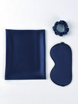 [Mørke blå] SilkSilky-NO 19Momme Pure Silk Pillowcase Set 002