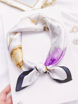 [P047] SilkSilky-NO Pure Silk Scarf 001