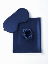 [Mørke blå] SilkSilky-NO 19Momme Pure Silk Pillowcase Set 002