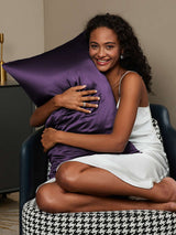 [Mørklilla] SilkSilky-NO 30Momme Pure Silk Pillowcase 002