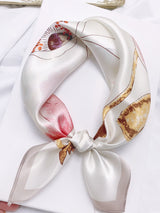 [P046] SilkSilky-NO Pure Silk Scarf 001