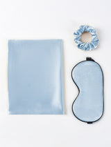 [Lyse Blå] SilkSilky-NO 19Momme Pure Silk Pillowcase Set 002
