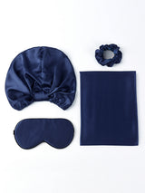 [Mørke blå] SilkSilky-NO 19Momme Pillowcase Set 001