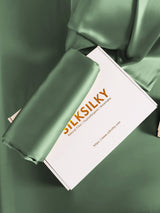[Grågrønn] SilkSilky-NO 30Momme Pure Silk Pillowcase 006