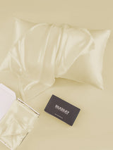[Elfenbein] SilkSilky-NO 30Momme Pure Silk Pillowcase 005