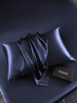 [Mørke blå] SilkSilky-NO 30Momme Pure Silk Pillowcase 004