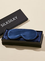 [Mørke blå] SilkSilky-NO 19Momme Pure Silk Pillowcase Set 002