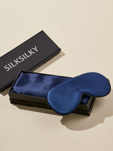 [Mørke blå] SilkSilky-NO 19Momme Pure Silk Pillowcase Set 001